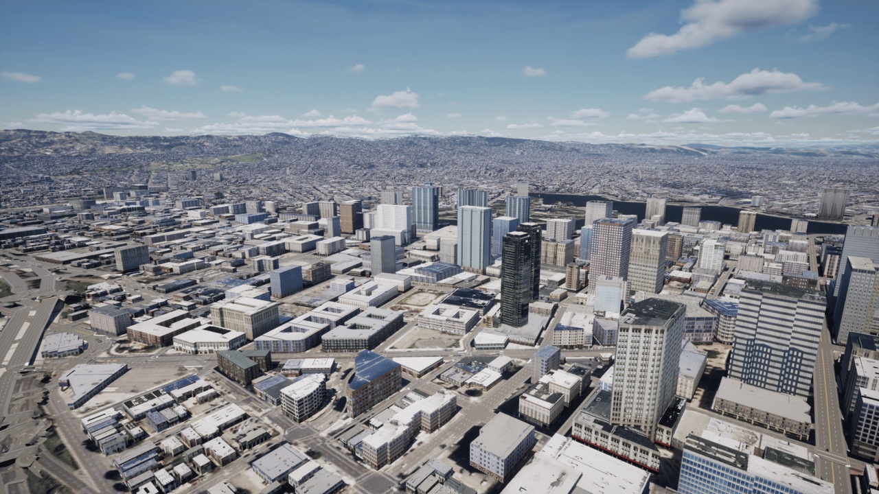 Media 1 for listing Oakland, CA 3D City Model