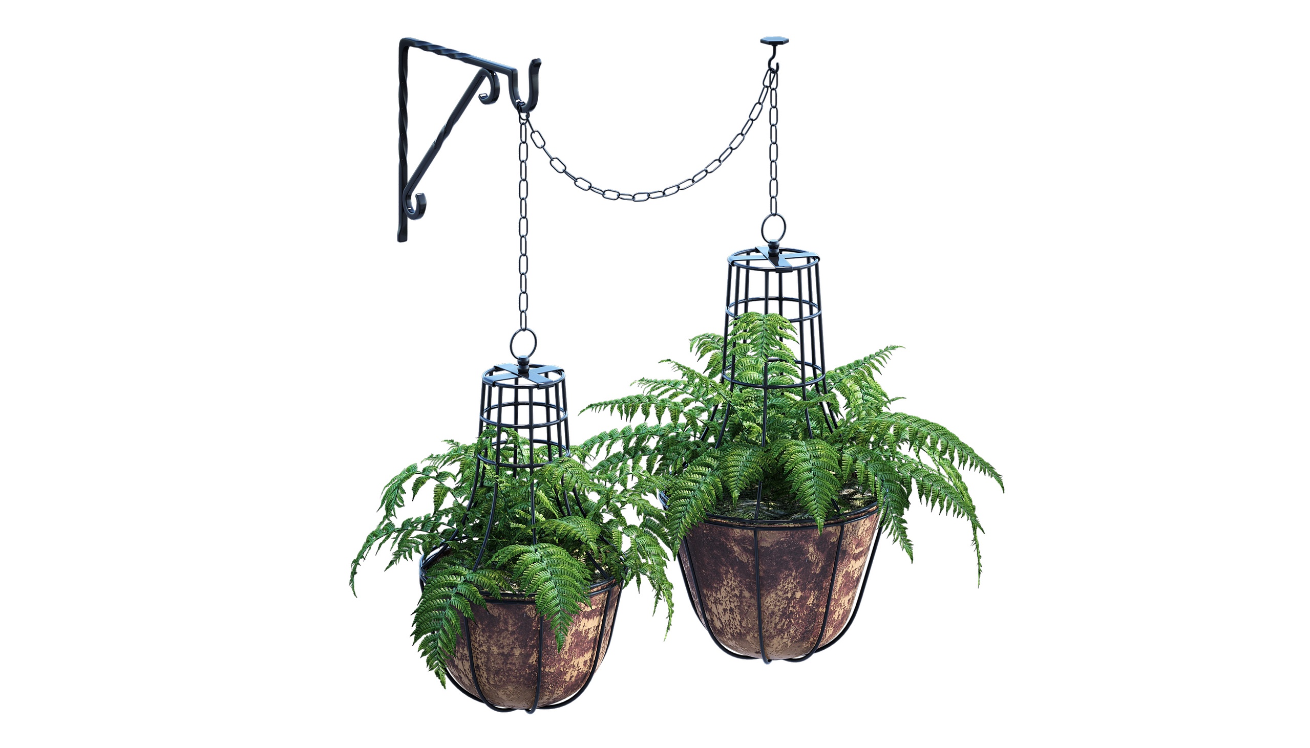 Media 1 for listing Abari Caged Hanging Planter