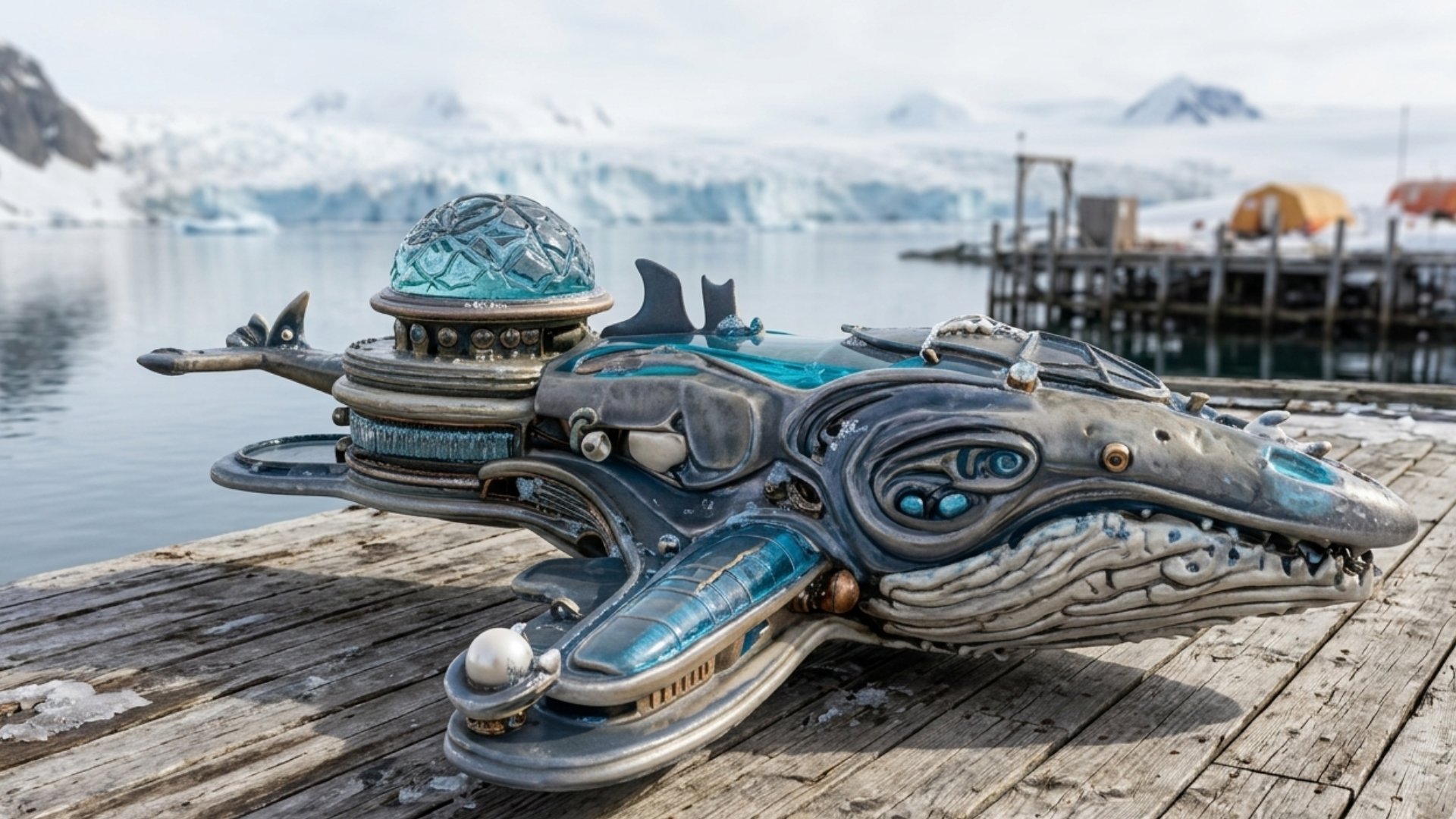 Bio-Mechanical Whale Explorer - Game Ready | Fab