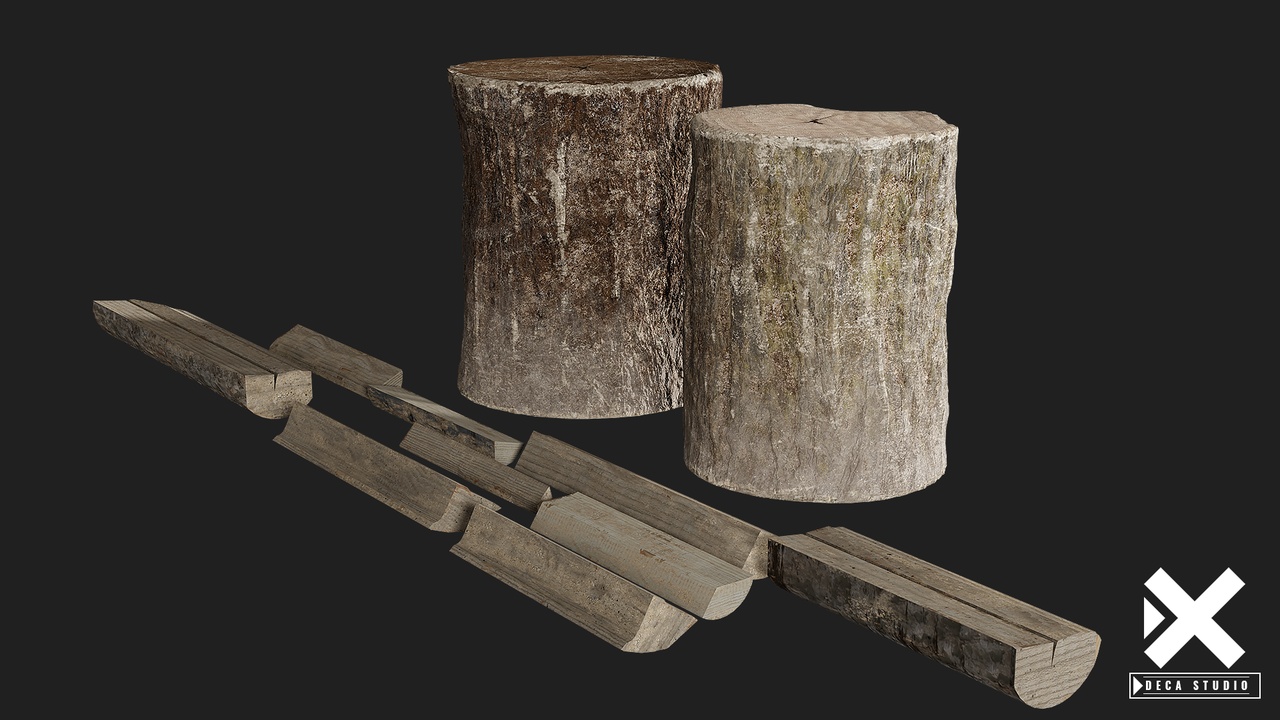 Media 1 for listing Wooden Stumps and Firewood