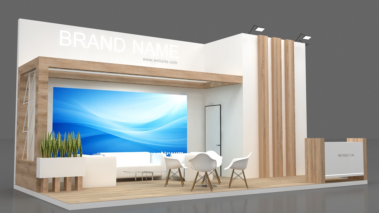 Media 1 for listing 3d booth stand