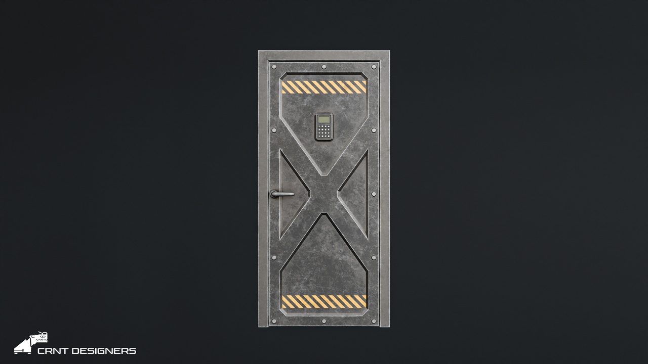 Media 1 for listing Military Security Door - UE4 And UE5 Optimized - Lowpoly 3D model