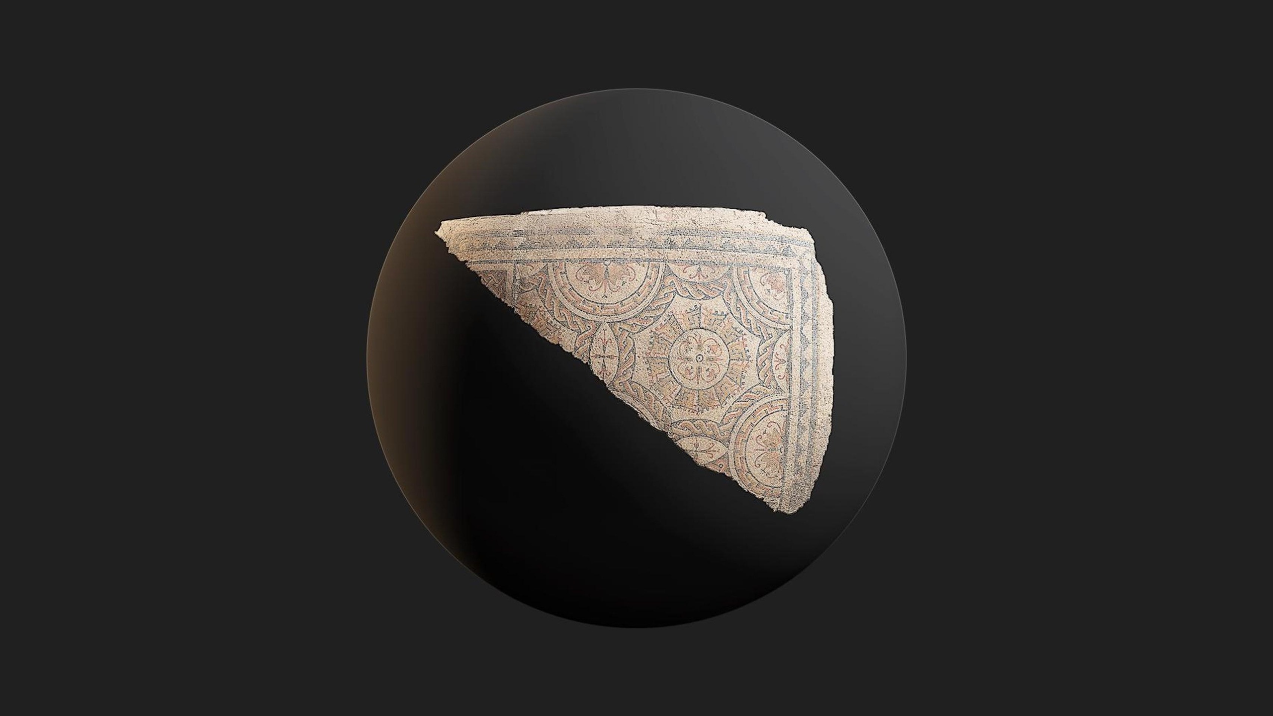 Media 1 for listing Roman Mosaic Corner Pattern