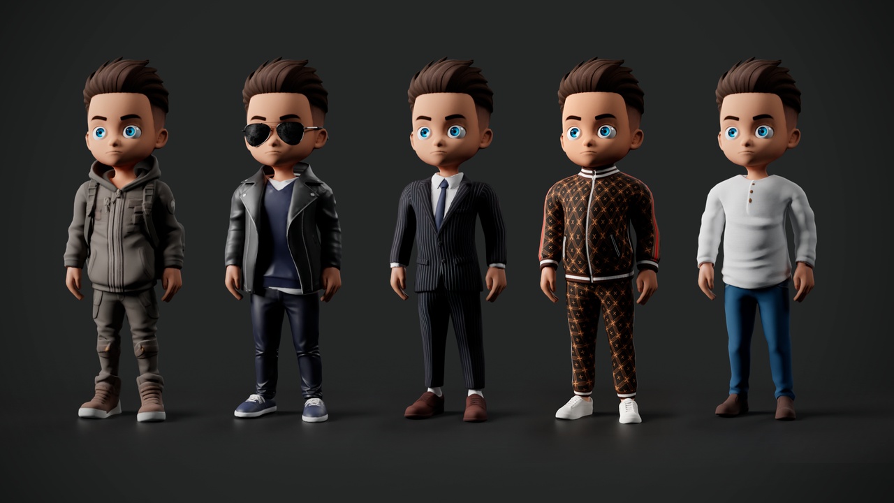 Media 1 for listing Modular Chibi Boy