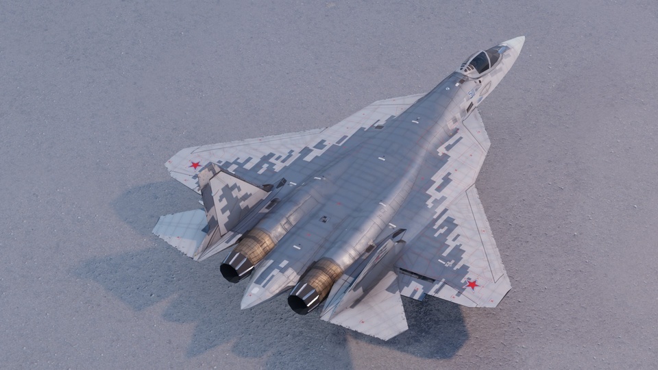 Amazon | AFM Su-57 フェロン 2in1 893Blocks | モデルガン