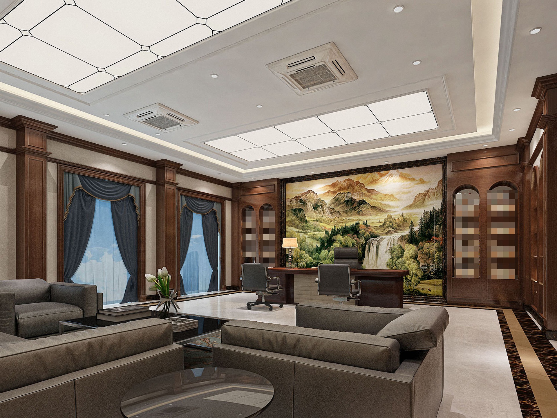 Media 1 for listing Classic Luxury CEO Office | Executive President Suite  Vol.01