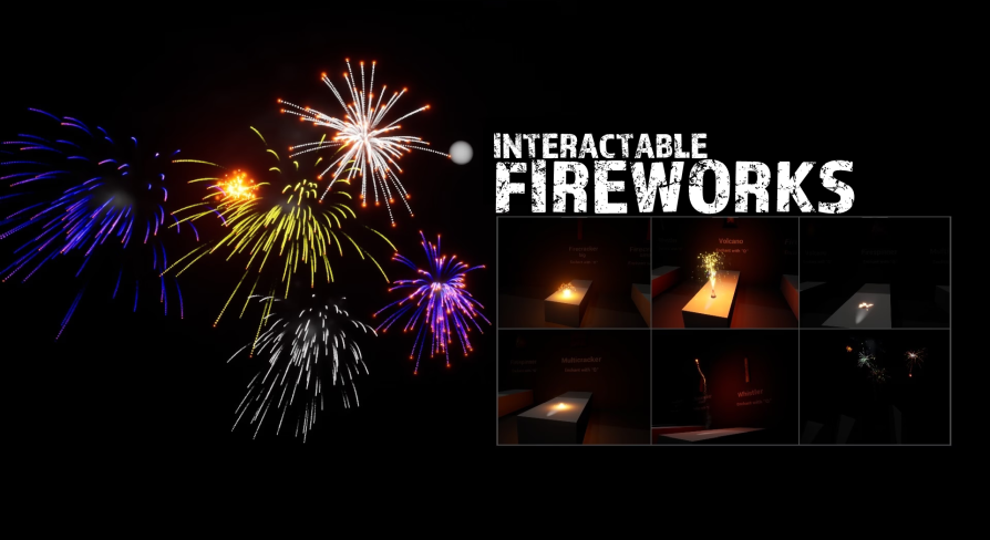 Interactable fireworks system | Fab