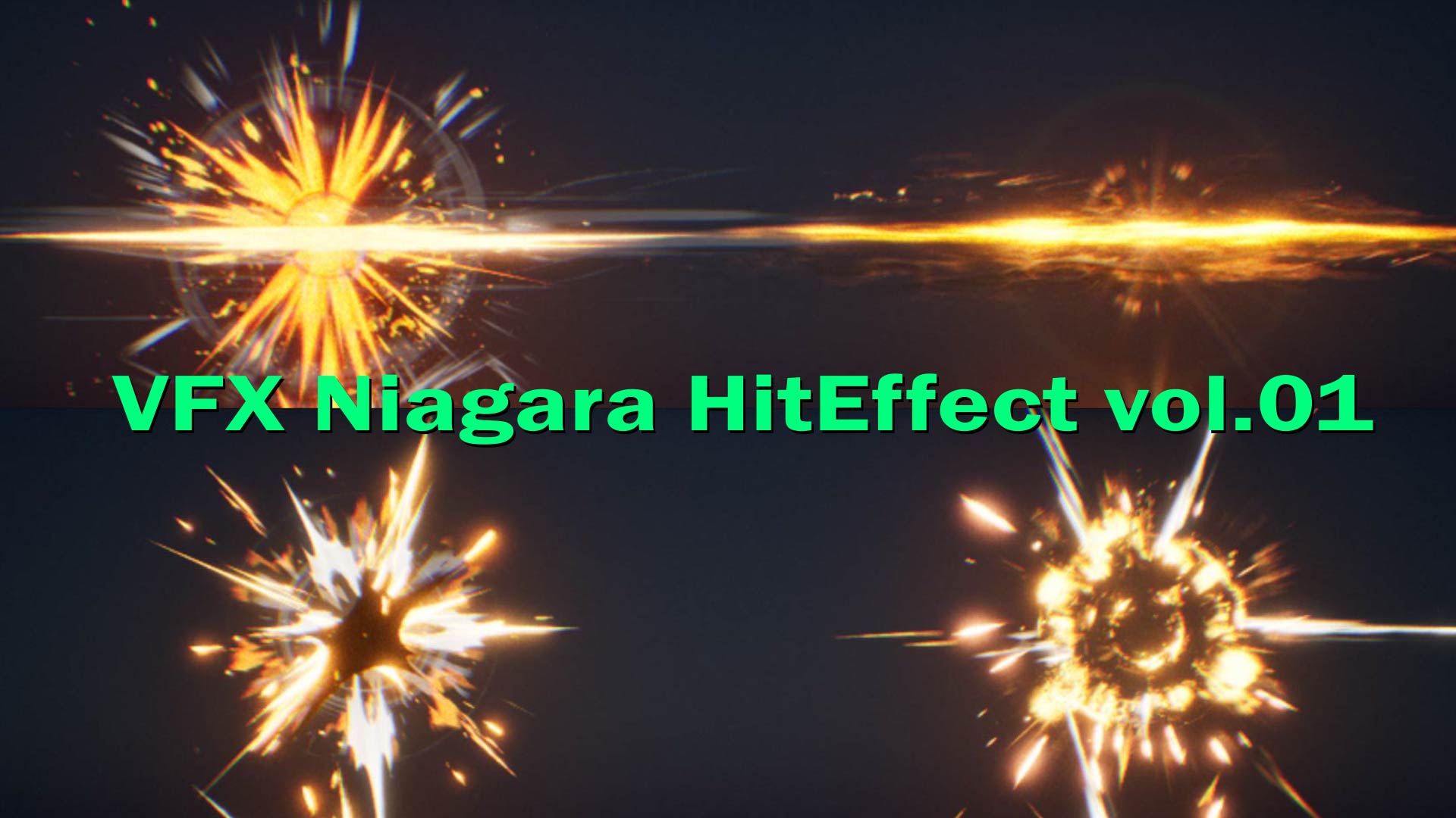 VFX Niagara HitEffect vol.01 | Fab