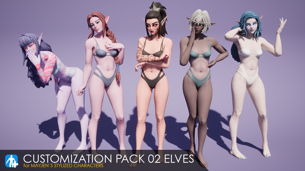 Media 1 for listing Customization pack 02 Elves