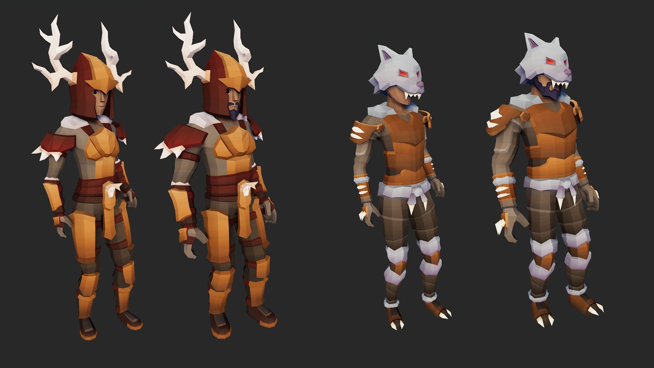 Media 1 for listing Low Poly Human - RPG Characters