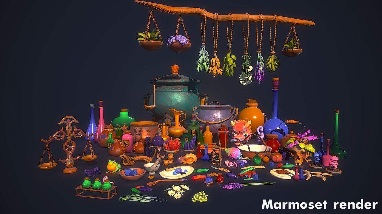 Media 1 for listing Potion Props Pack