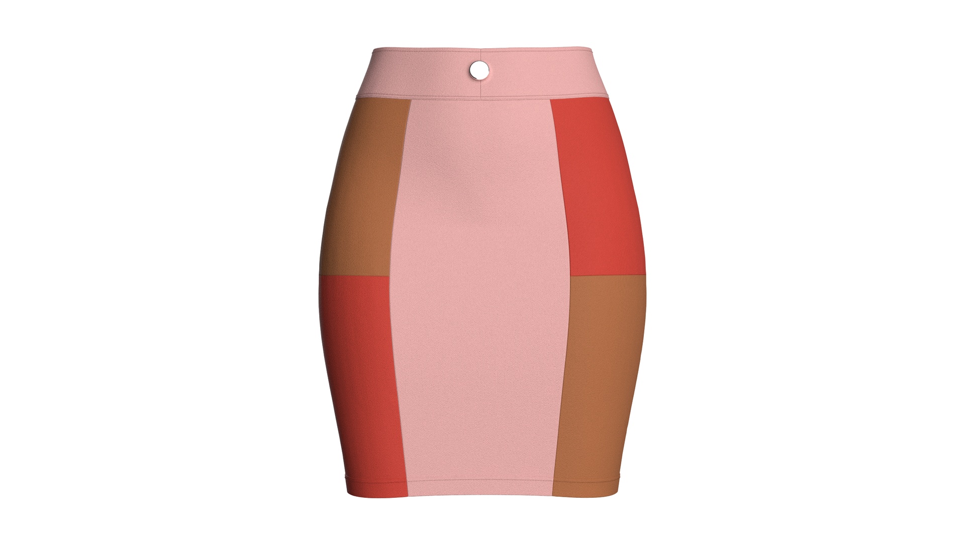 Media 1 for listing Girls Multi - Color Blocked Mini Skirt | High Poly