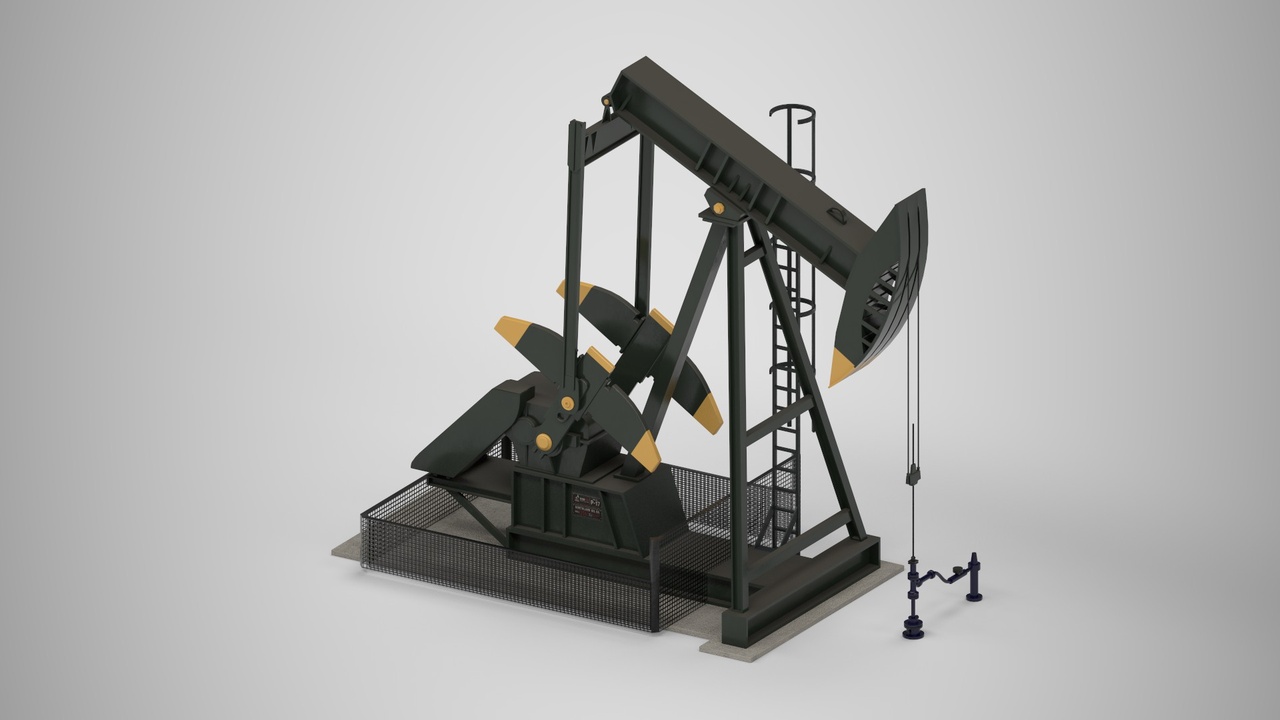 Media 1 for listing Oil Pump Jack Rigged