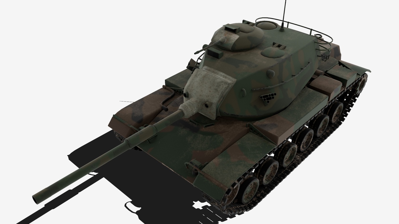 Media 1 for listing Low poly M60A3