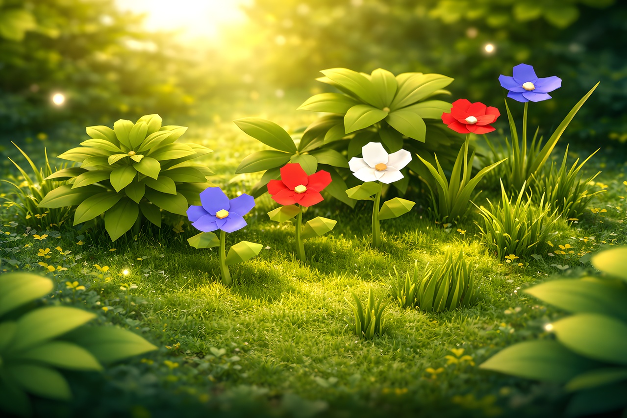 Stylized Low Poly Flowers & Plants Pack | Game Ready Nature Assets | Fab
