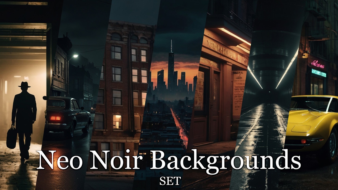 Media 1 for listing Neo Noir Backgrounds