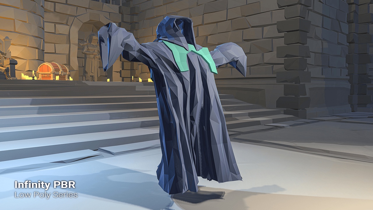 Media 1 for listing Low Poly Character - Weeper - Fantasy RPG
