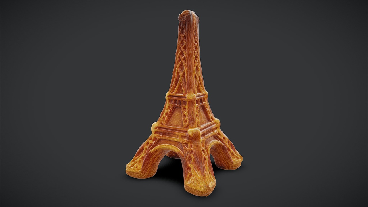 Media 1 for listing 3D Tower-Shaped Croissant