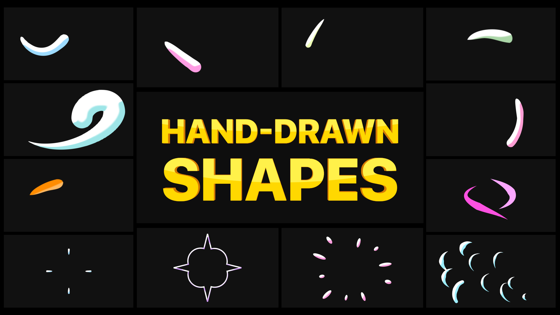 Hand-Drawn Shapes Pack | Fab