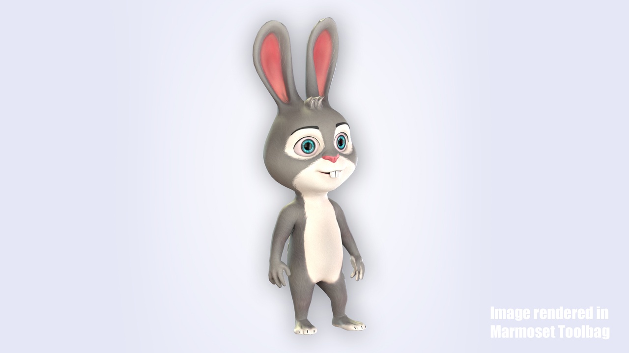 Media 1 for listing Cartoon Bunny Natural