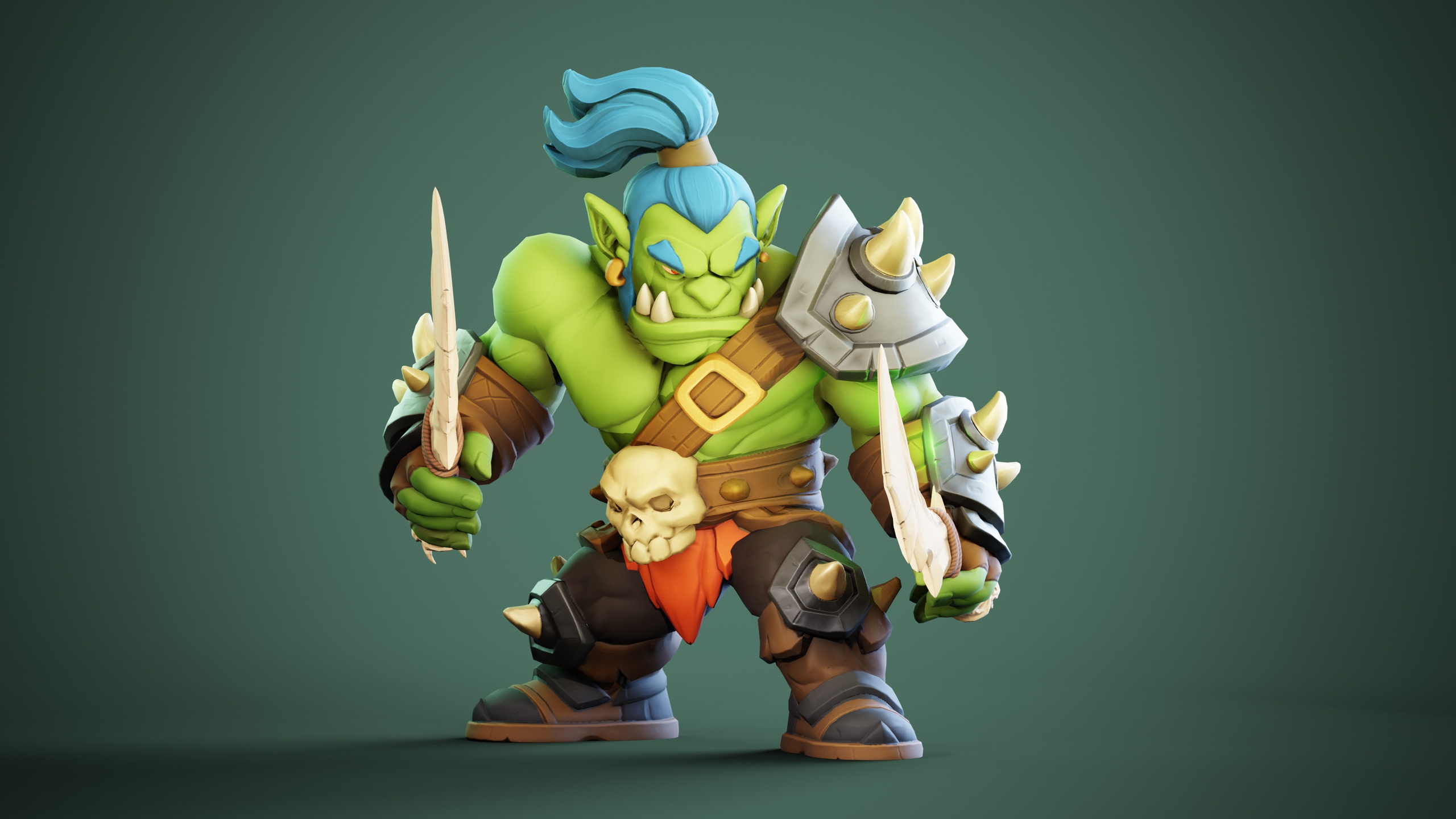 Media 1 for listing Stylized Medieval Orc Character - Mugor