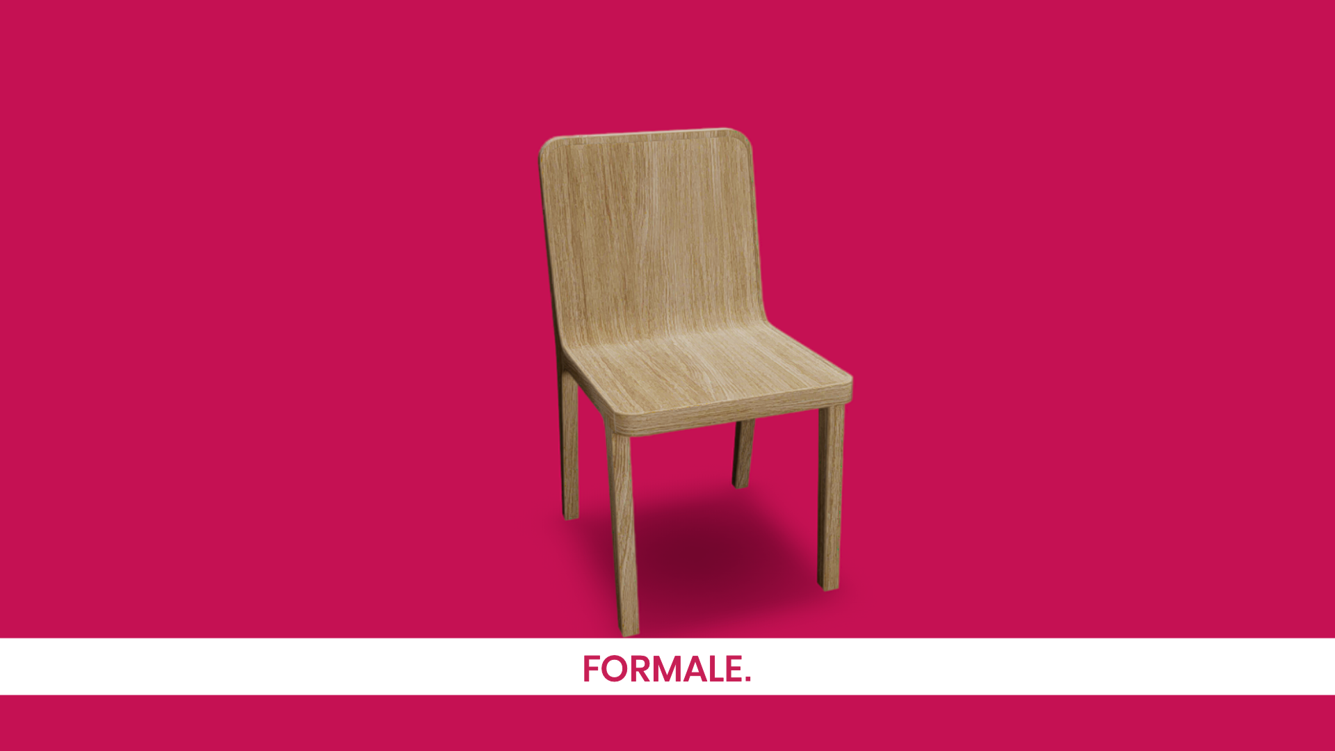FORMALE. Simple Wooden Chair | Fab