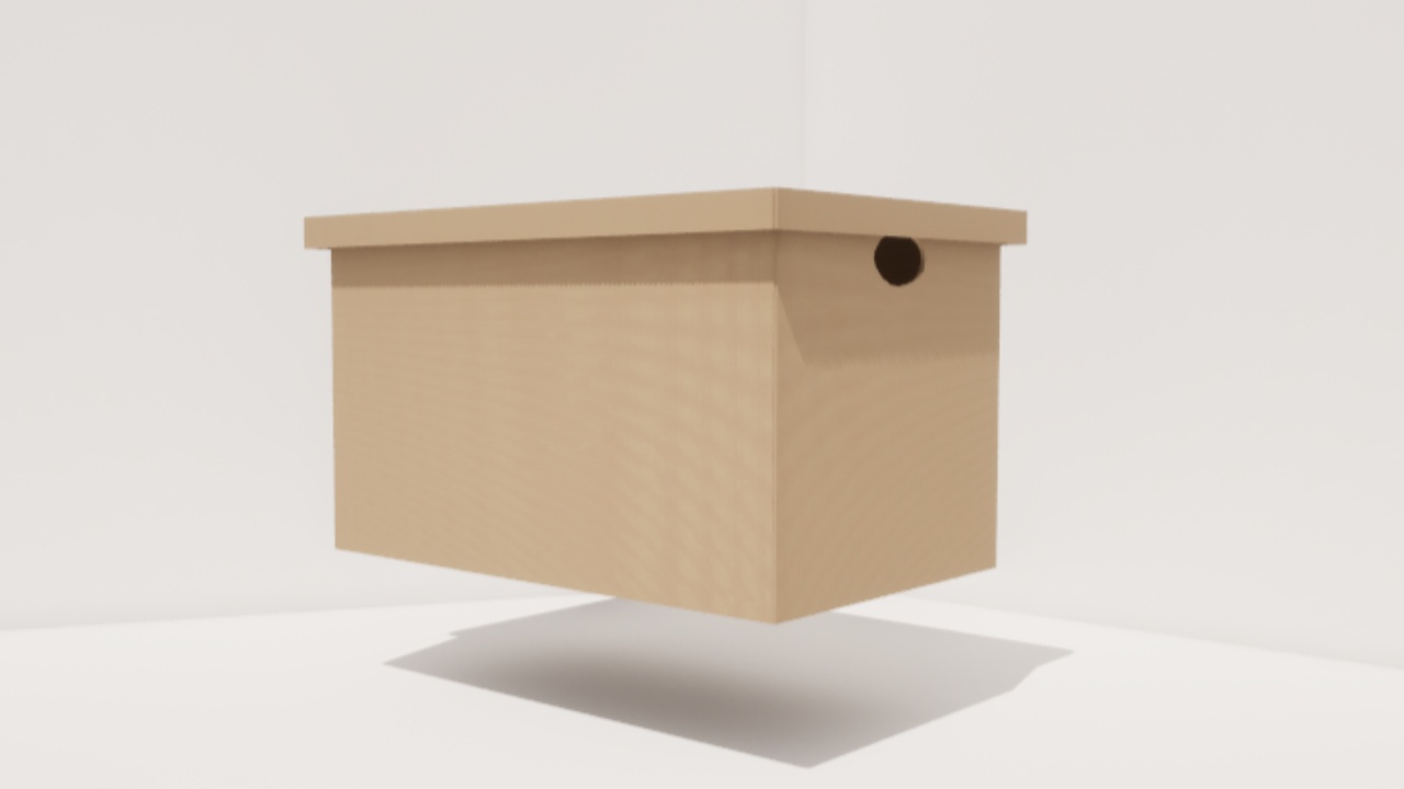 Media 1 for listing Cardboard Box