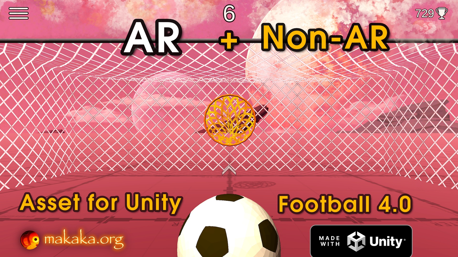 出品FPS Football 3D and AR – Unity Template Projectのメディア1