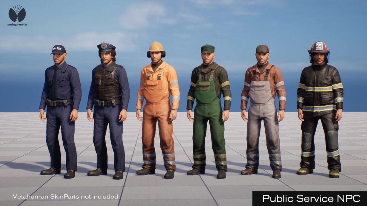 Media 1 for listing Public Service NPC - Metahuman