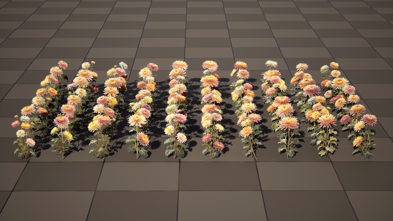 Media 1 for listing Realistic Flower Pack 01