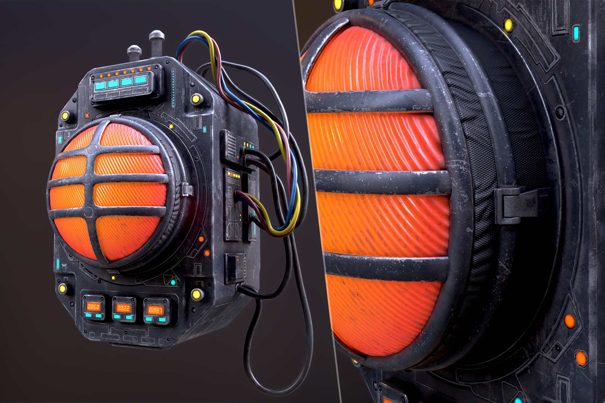 Sci Fi Signal Light | Fab