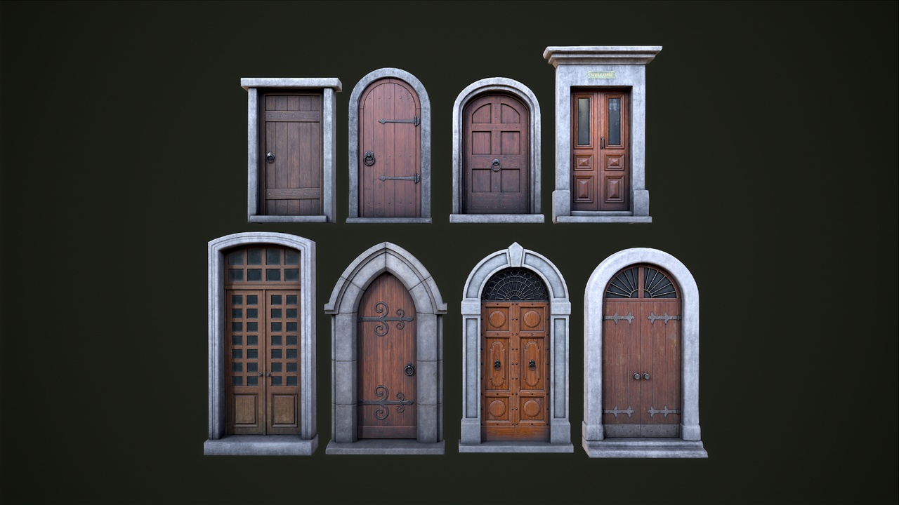 Media 1 for listing Vintage front doors