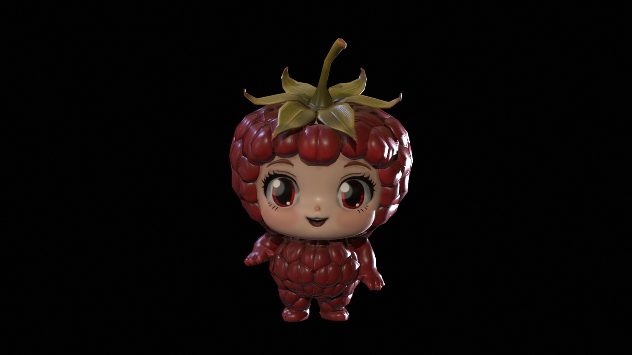 Media 1 for listing Chibi Fruit Raspberry