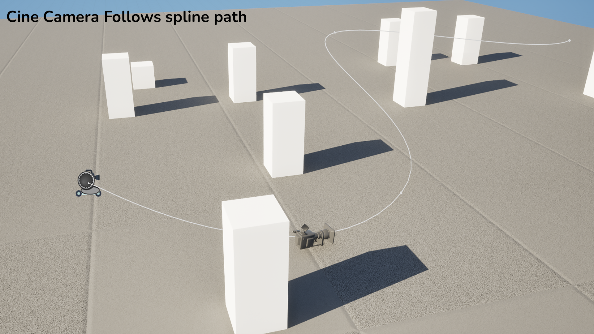 Camera Path on spline | Fab