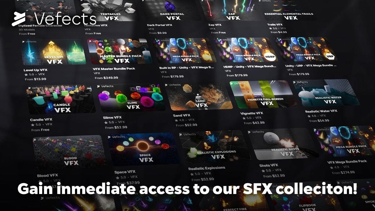 Stylized Sound Effects Bundle 제품 등록을 위한 미디어 1개