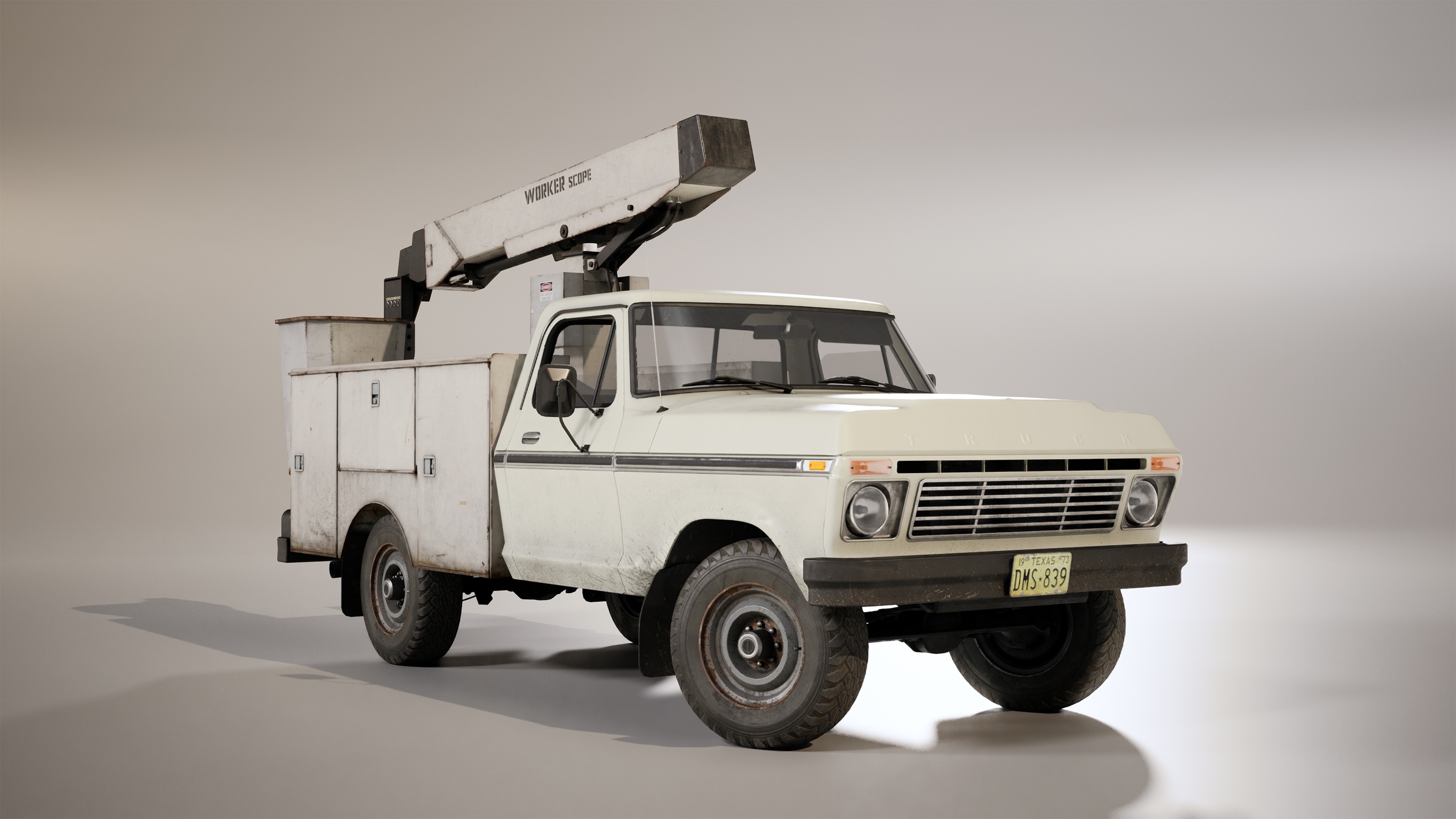 Media 1 for listing AAA Next Gen Pickup Truck (Elevator ver.)Game-Ready 3D Model for Unreal Engine 5