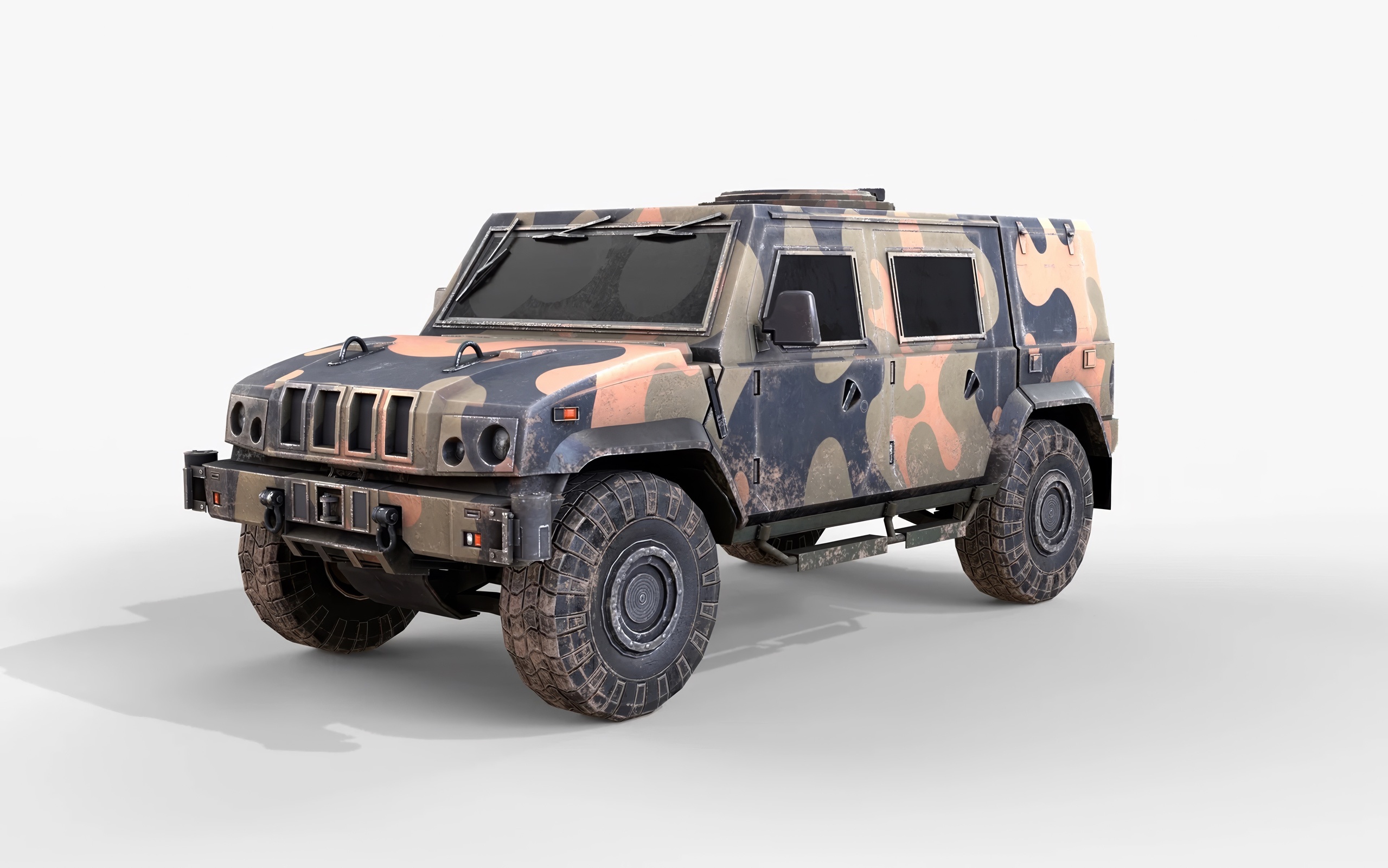 Media 1 for listing Military Armored Vehicle 4x4 Camo