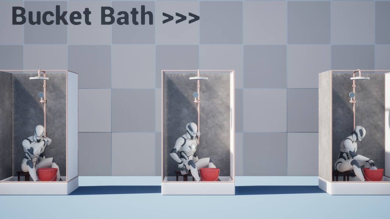 Media 1 for listing Shower NPC Animation