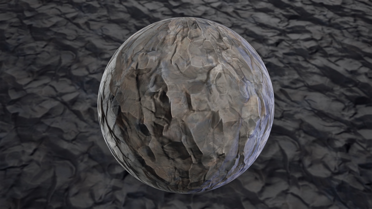 Media 1 for listing Stylized Rock Wall 03A - Material