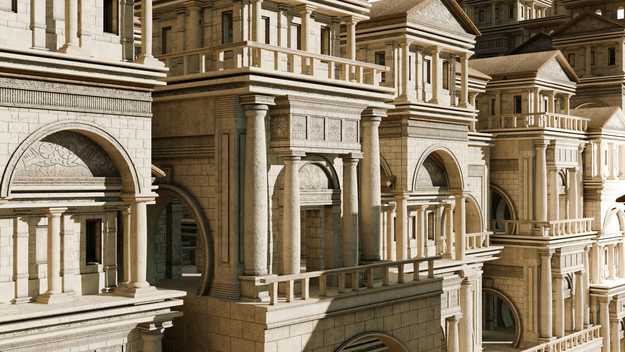 Classical Architecture Facade