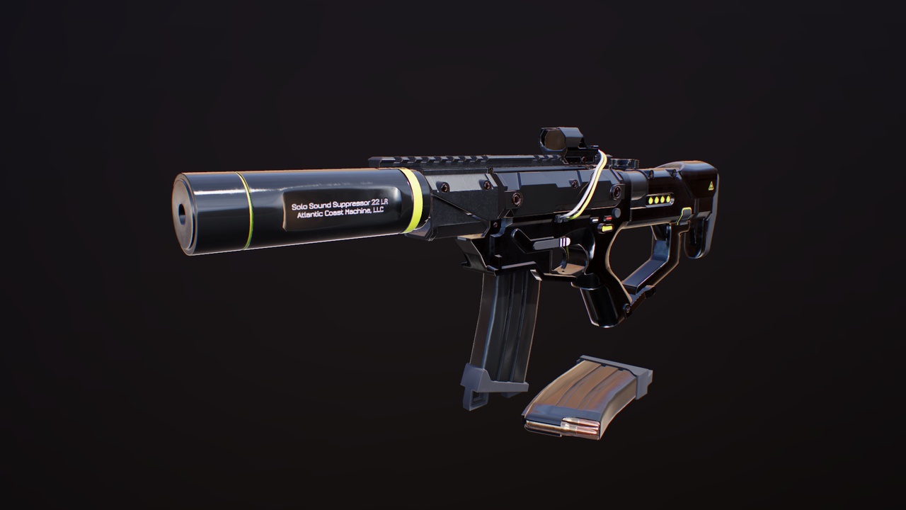 Media 1 for listing Sci-Fi Semi-auto handgun