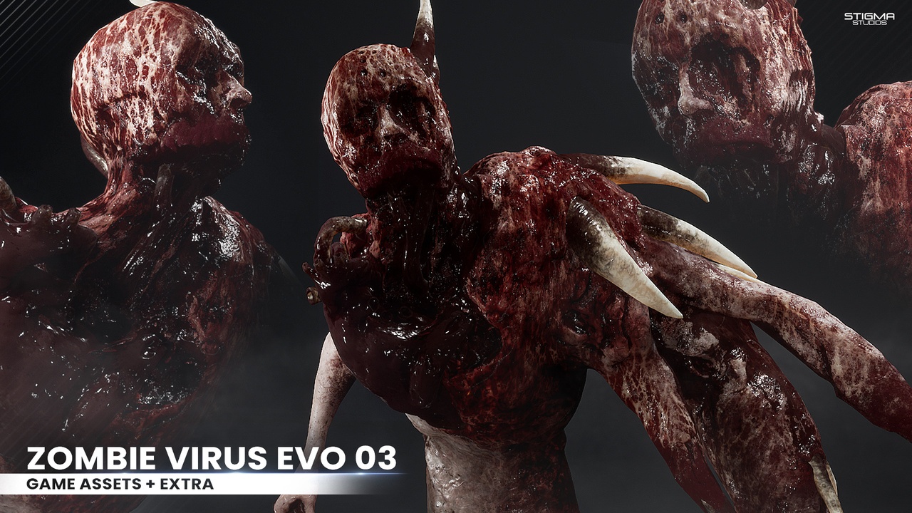 出品Zombie Virus EVO 03 - Game Assets + Extraのメディア1