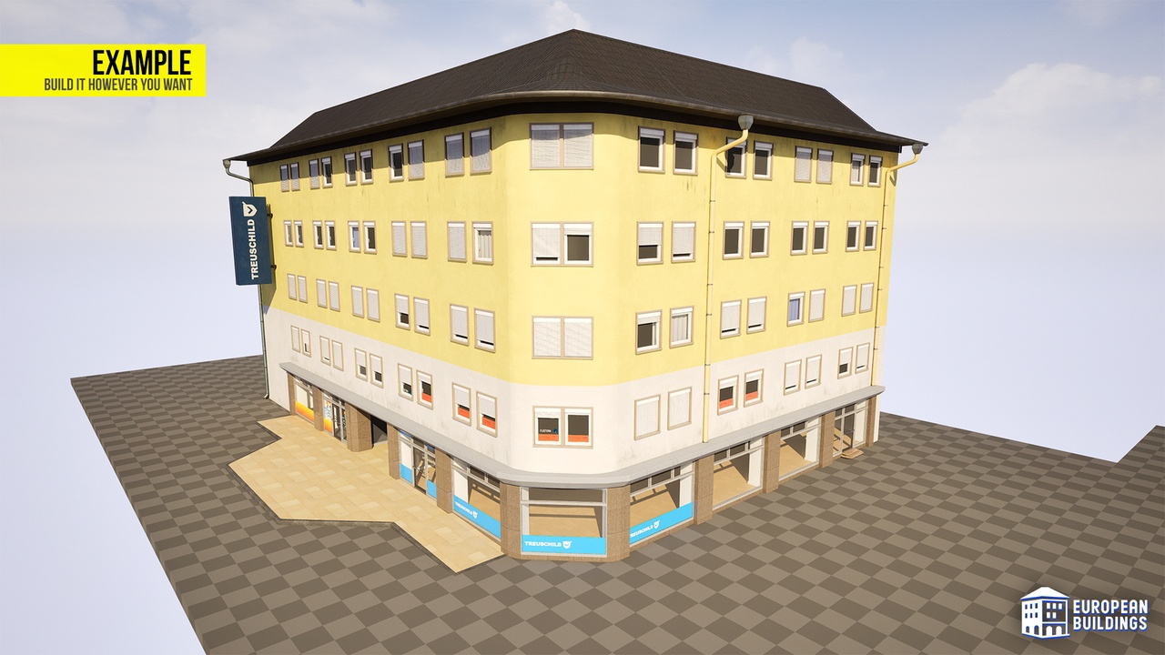 Media 1 for listing European Buildings: City Office A (Modular; Enterable; German Style)
