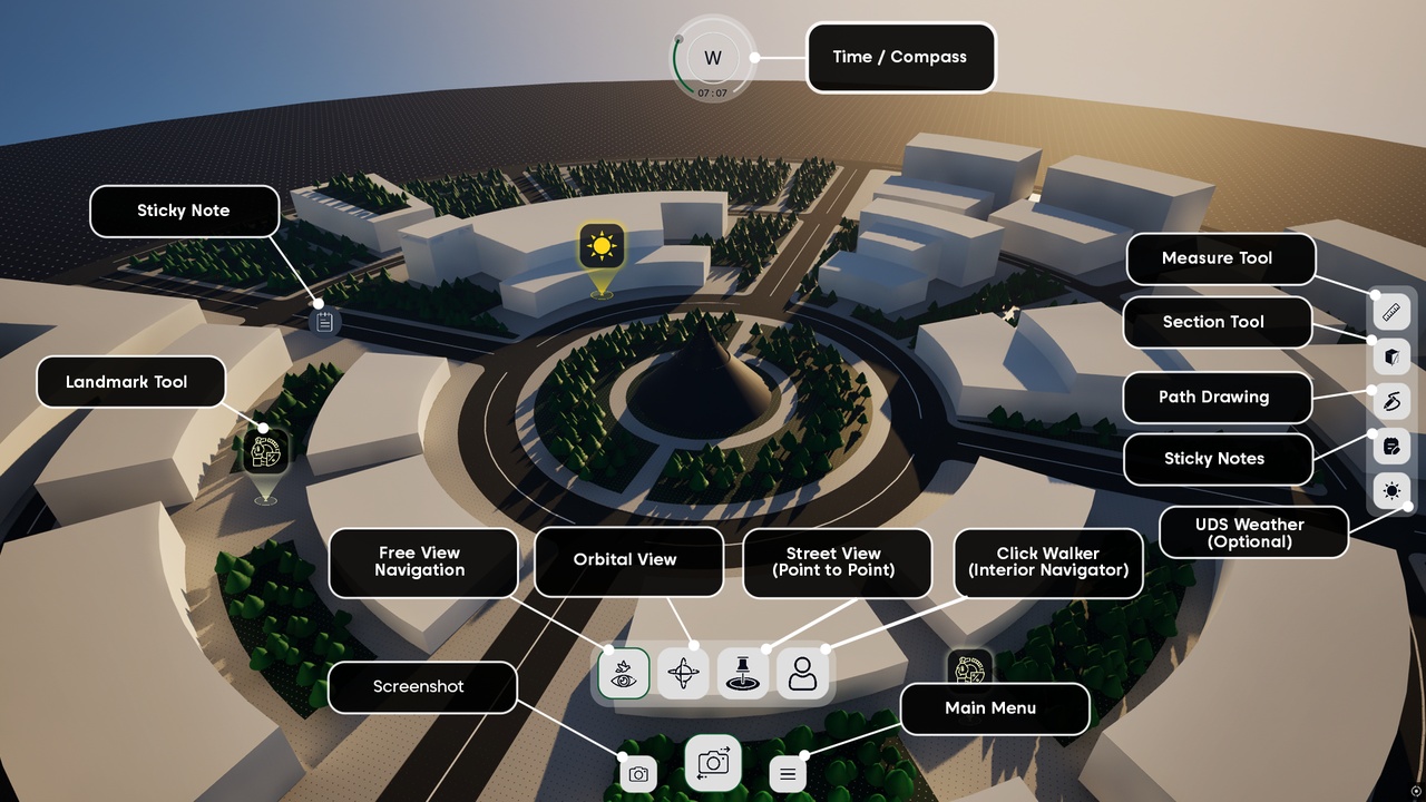 Media 1 for listing OmniViz: ArchViz Presentation & Interactive Walkthrough Framework for UE5