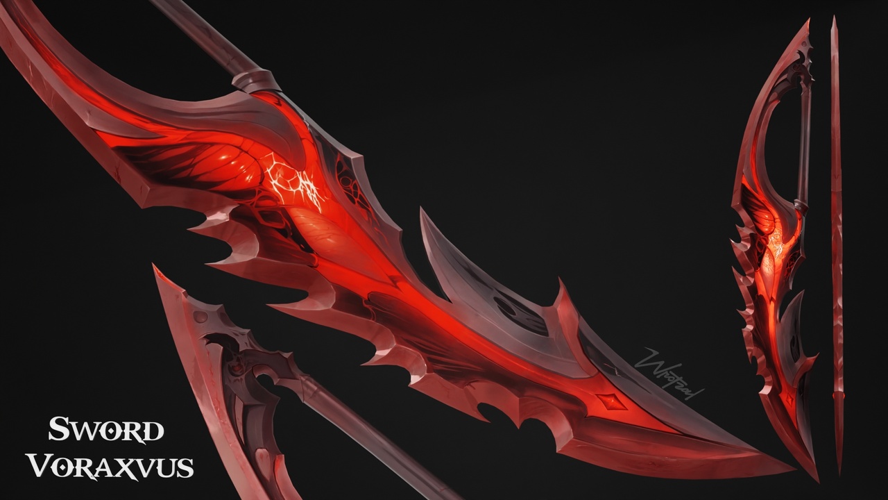 Media 1 for listing Sword Voraxvus [Stylized Fantasy Greatsword]