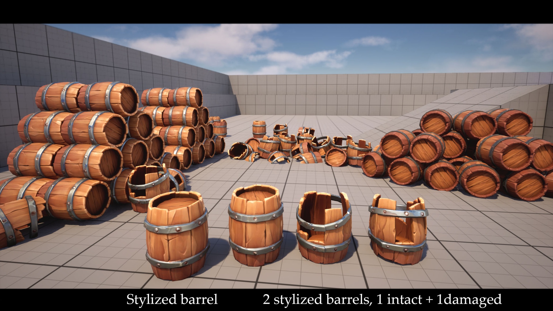 Media 1 for listing Stylized barrels