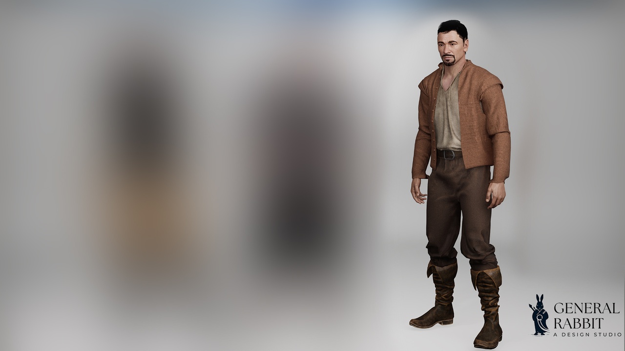 Media 1 for listing Test Medieval NPC Character - MetaHuman-compatible