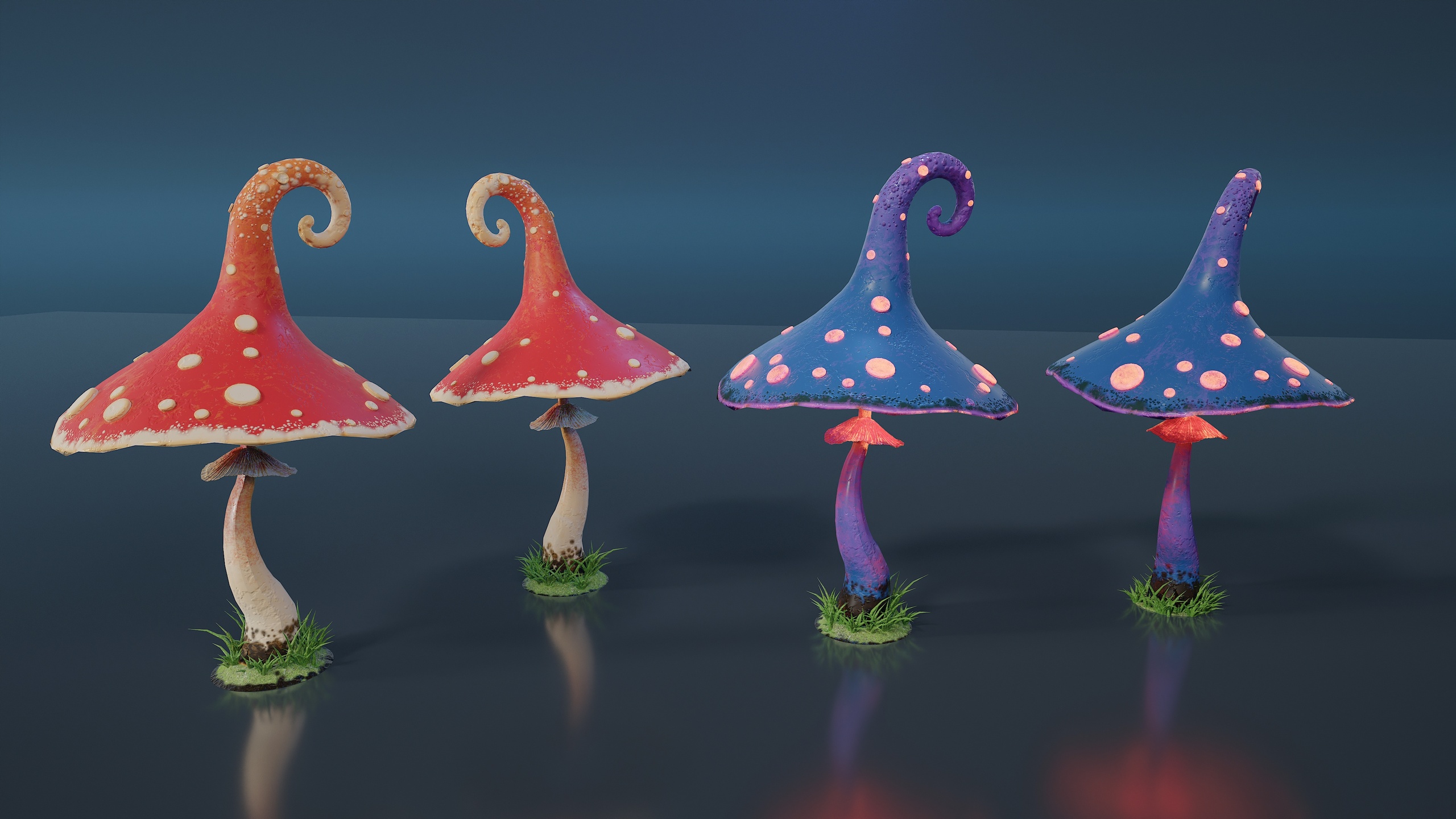 Media 1 for listing Cartoon Mushroom V1 PBR