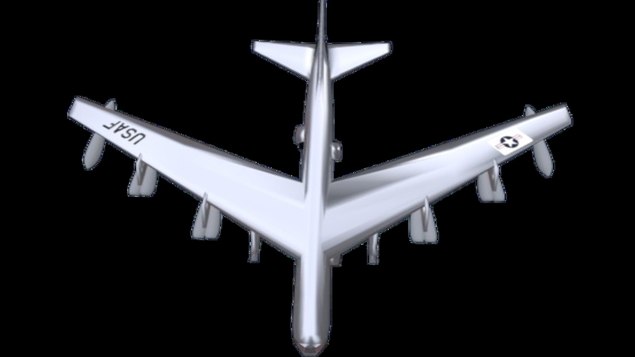 Media 1 for listing B-52 Stratofortress Military Bomber Jet - 3D Model