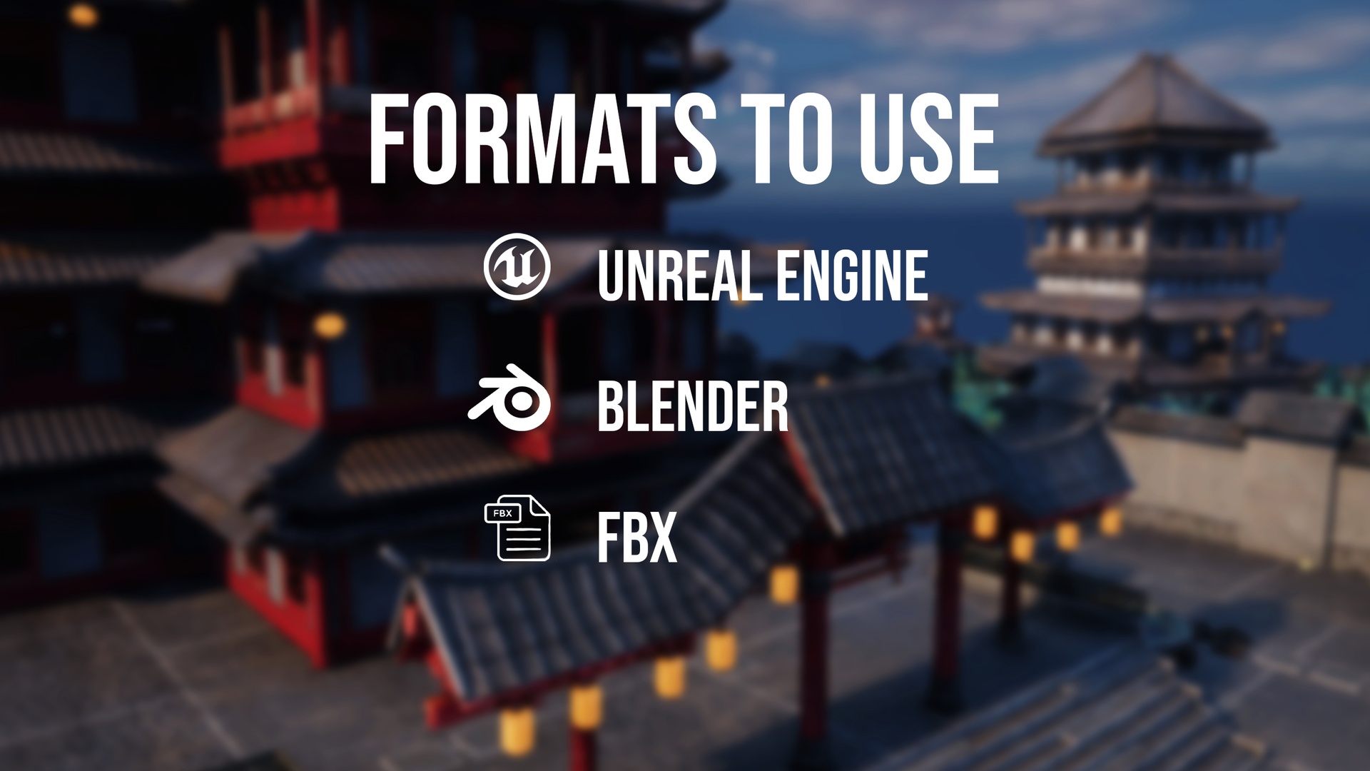 Media 1 for listing Stylized Japanese Temple Architecture — Temples, Props & Foliage (60+ Assets)